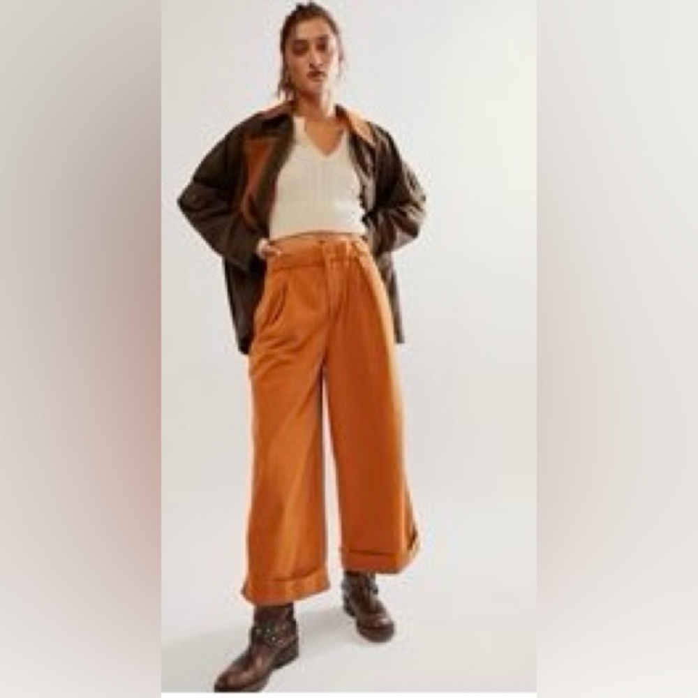 Free People After Love Cuff Pants       Sz XS